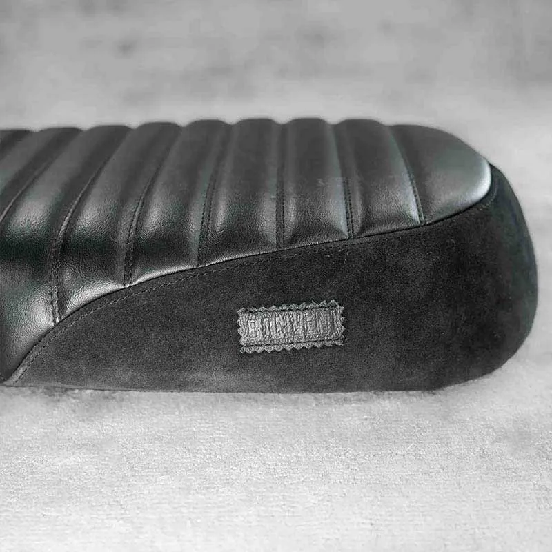 Selle cuir suédé Bonvent Signature pour Interceptor et Continental GT | Bonvent Motorbikes