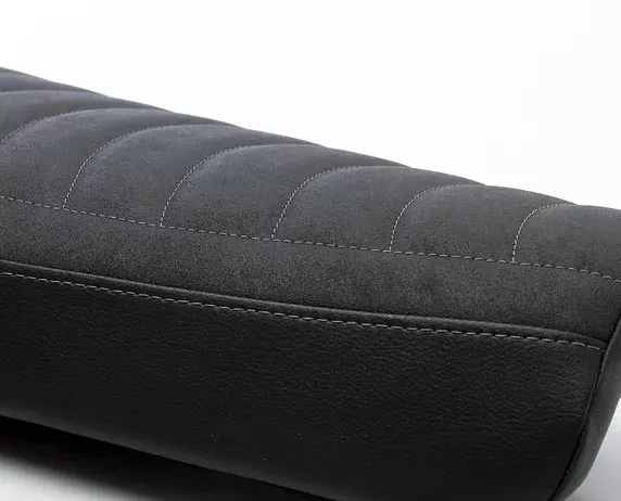 Selle cuir synthétique pour Royal Enfield Interceptor 650 | Hedgehog Motorcycles