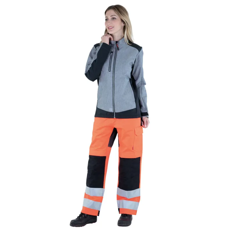 Softshell de travail gris et noir - LAFONT MIST 2WSGRAF