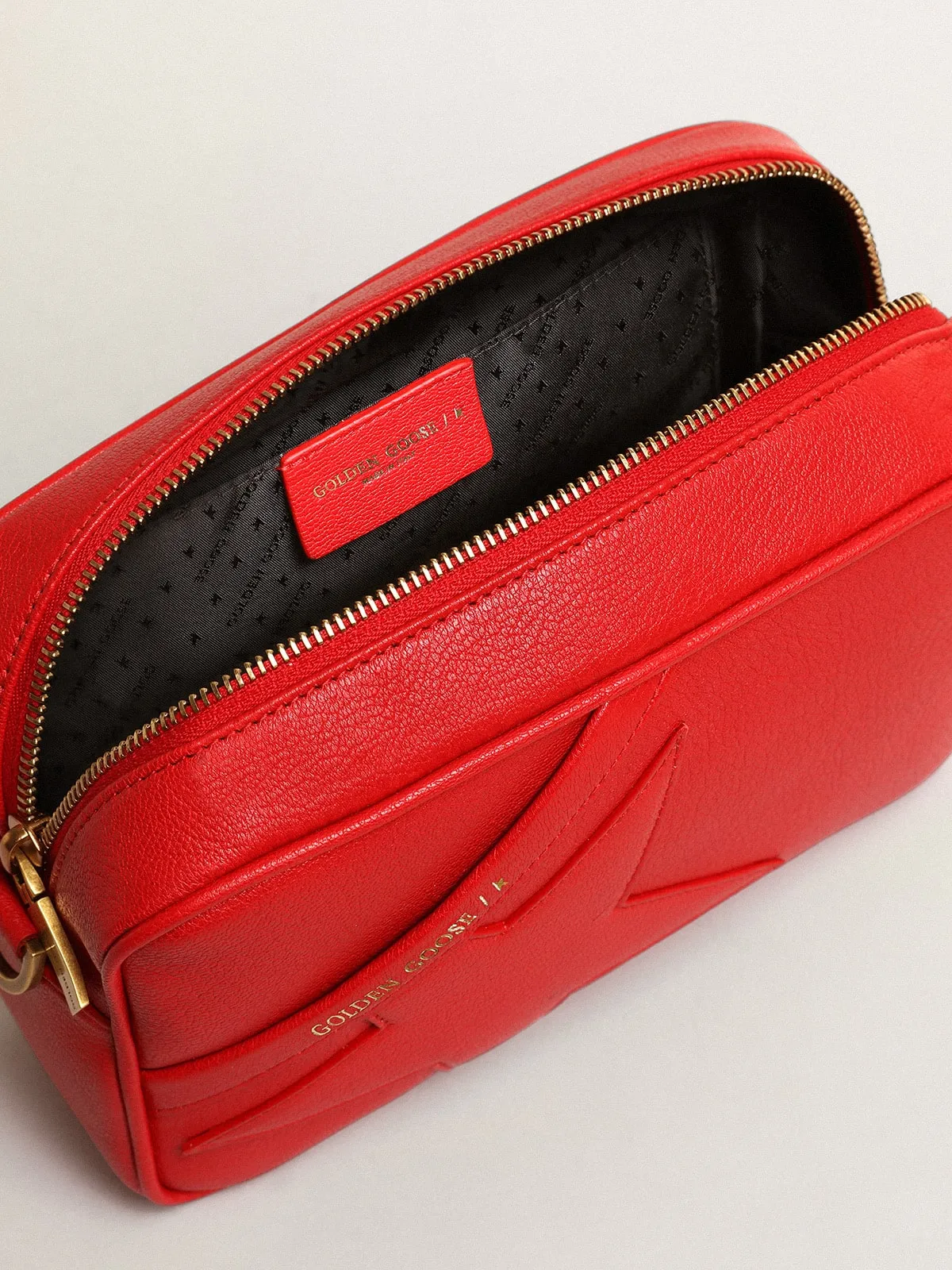 Star Bag pour femme en cuir rouge vif | Golden Goose