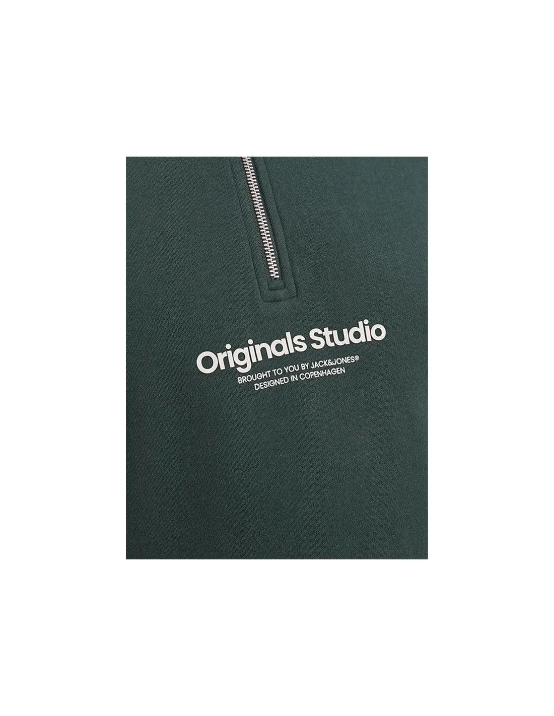 Sweat Homme Jack & Jones Jorvesterbro Quarter Zip Hn Noos Magical Forest