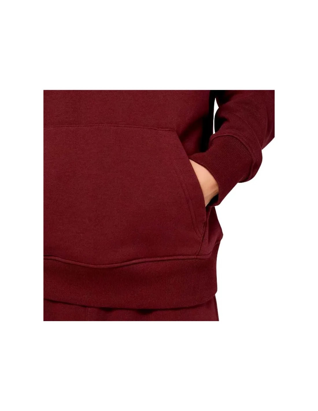 Sweatshirt New Balance Essentials Stacked Rubber PO vinotinto hombre