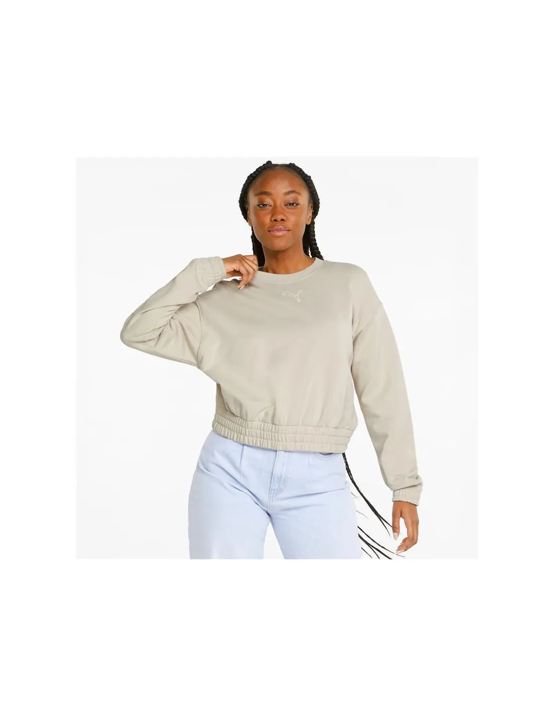 Sweatshirt Puma HER Crew W Beige