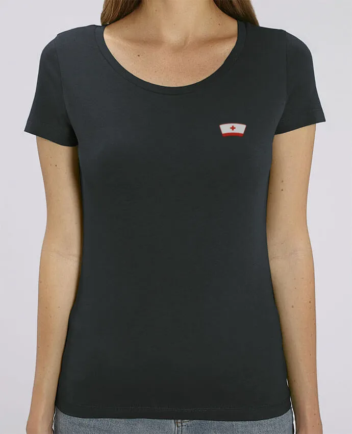 T-shirt femme brodé Nurse par tunetoo