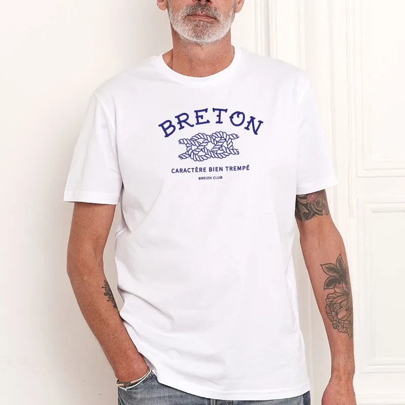 T-shirt homme Breton noeud marin