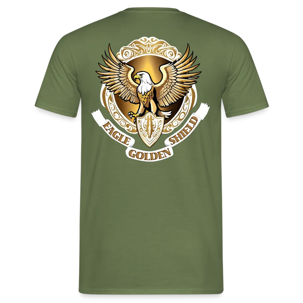 T-shirt Homme Eagle Golden Shield (Dos)