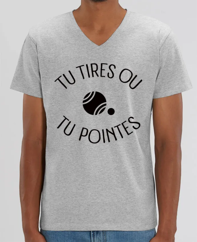 T-shirt homme Tu Tires Ou Tu Pointes par Freeyourshirt.com