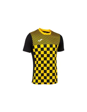 T-shirt Joma Homme Drapeau noir-jaune