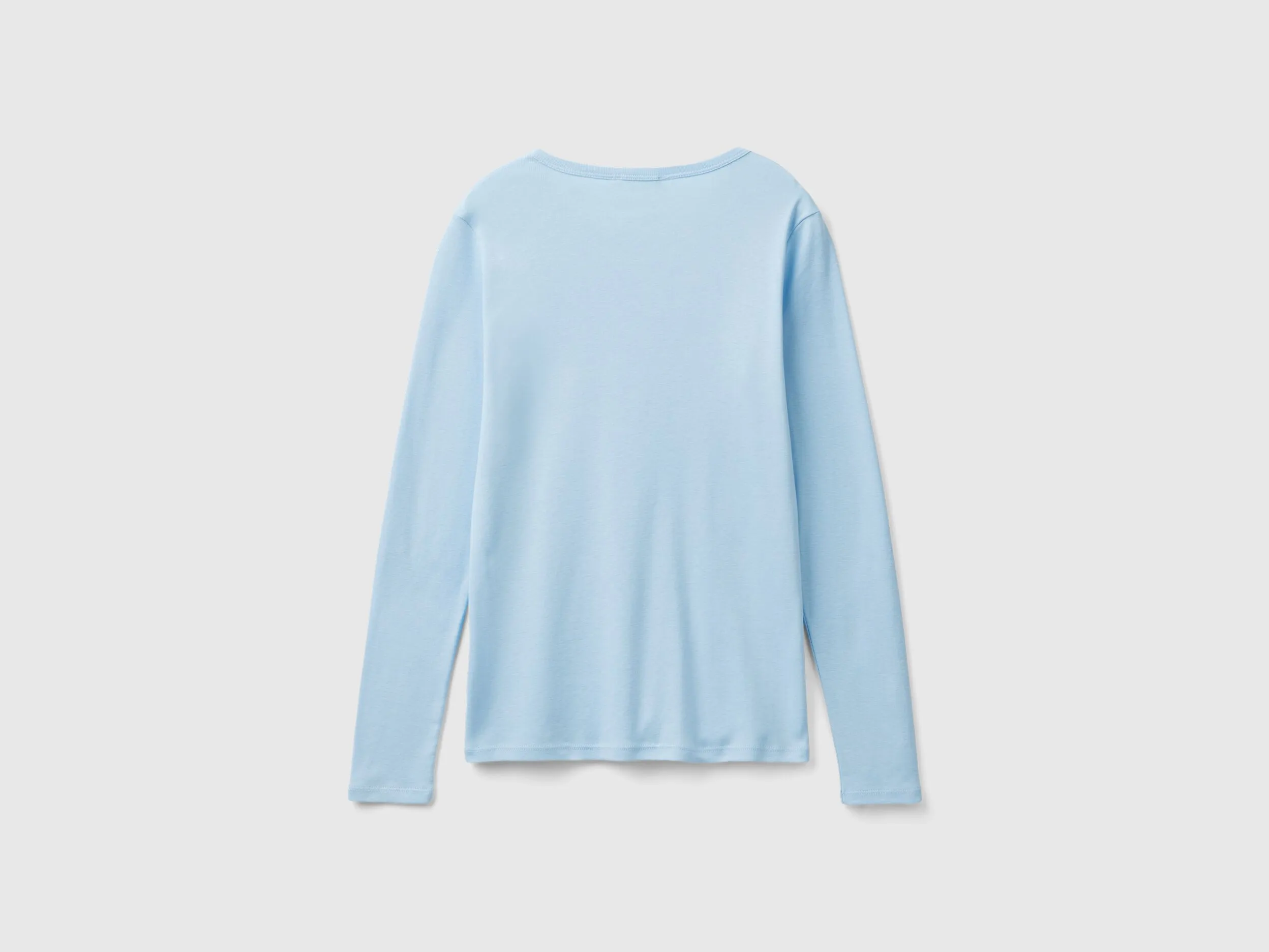 T-shirt manches longues en pur coton