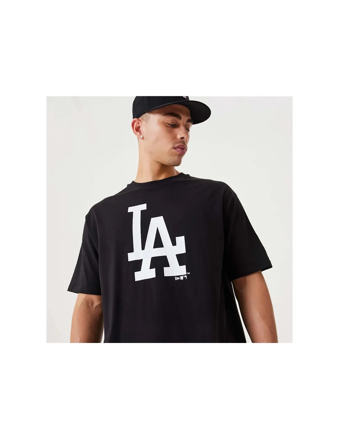 T-shirt New Era League Essentials LA Dodgers Homme Noir