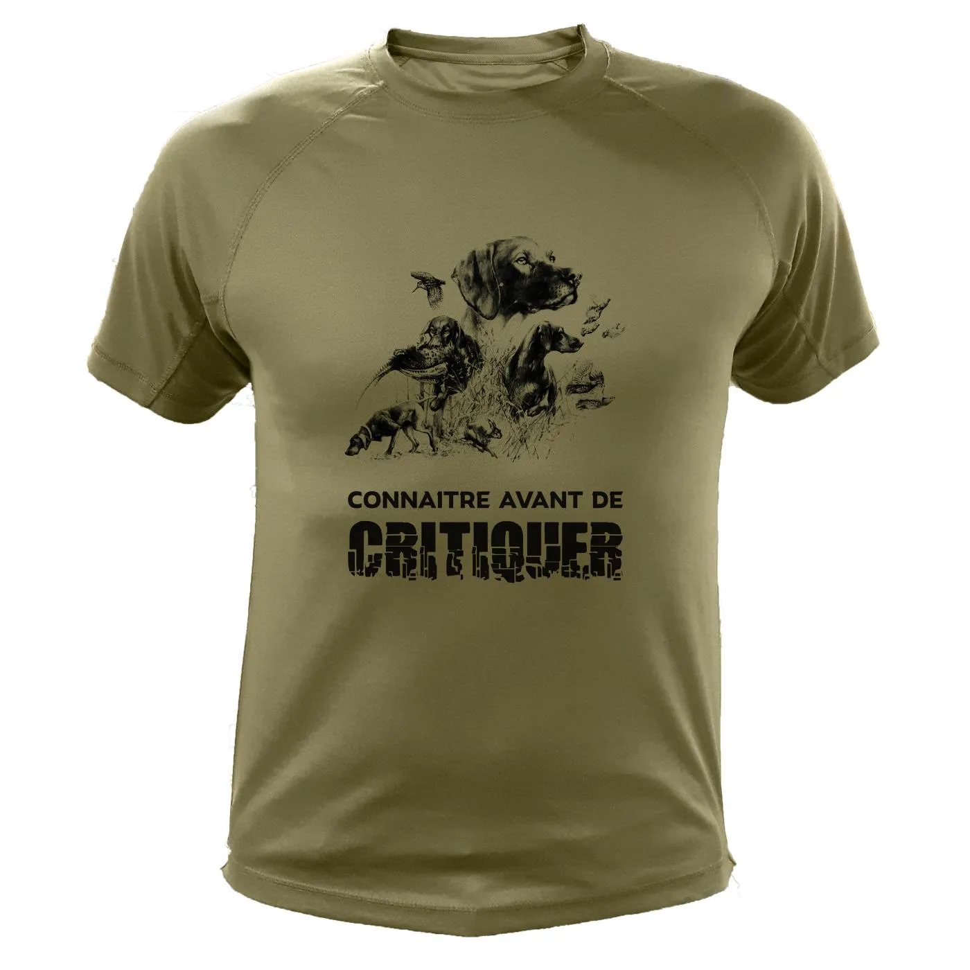 Tee shirt de chasse – Connaitre avant de critiquer braque