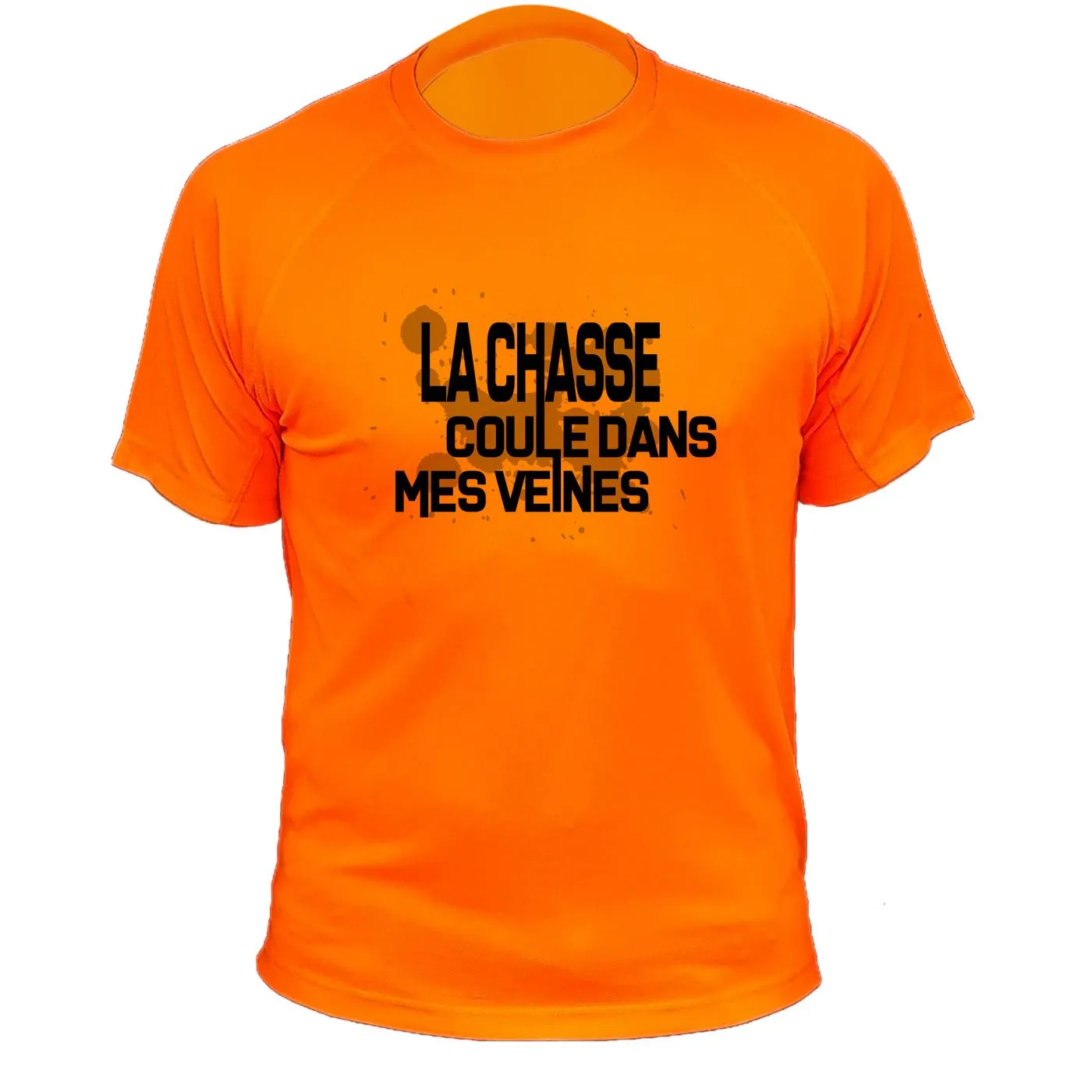 Tee shirt de chasse – La chasse coule dans mes veines