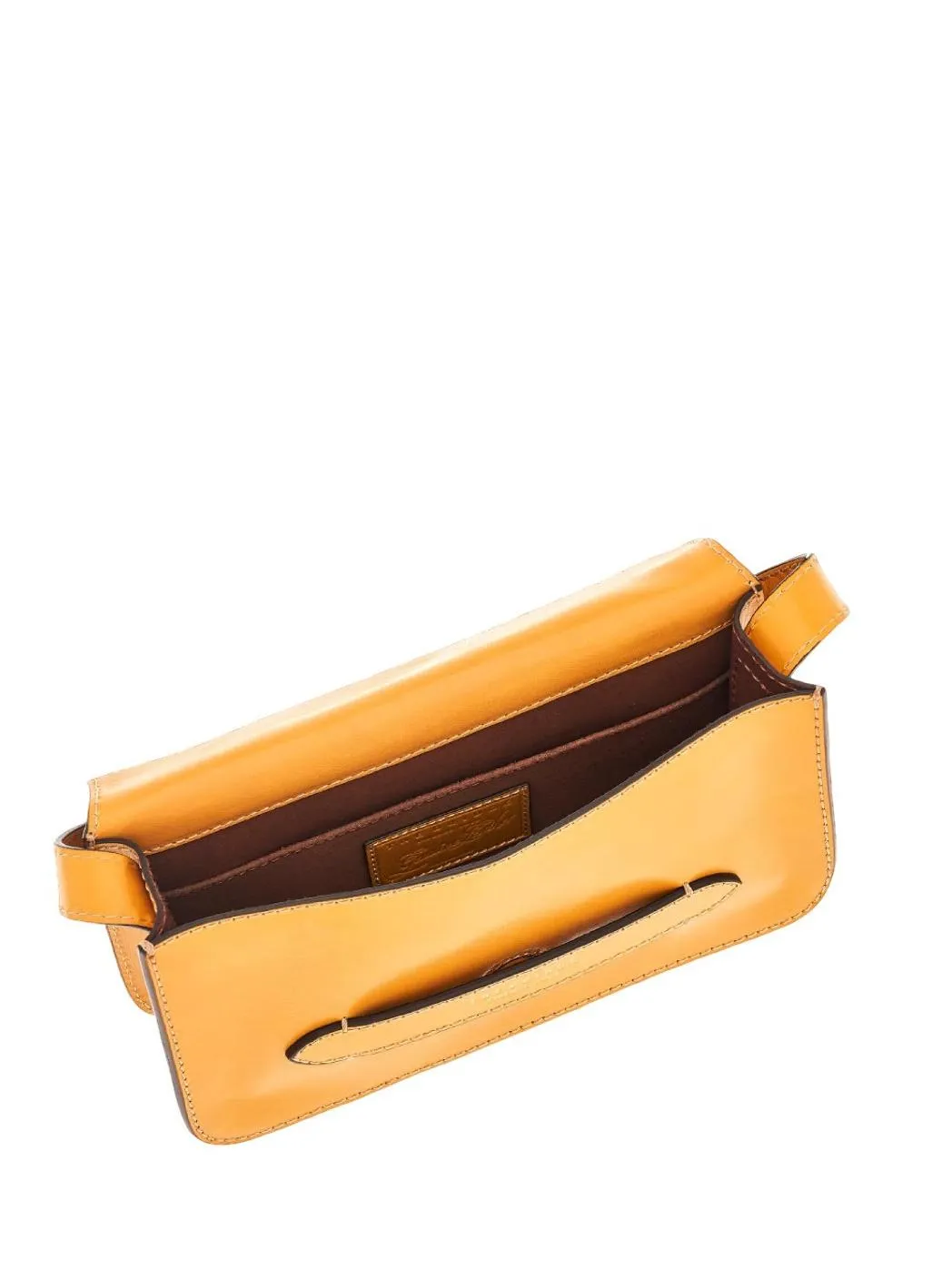 The Bridge Lucrezia Sac À Bandoulière, En Cuir Maïs Jaune Abb. Or - Achetez À Prix Outlet!