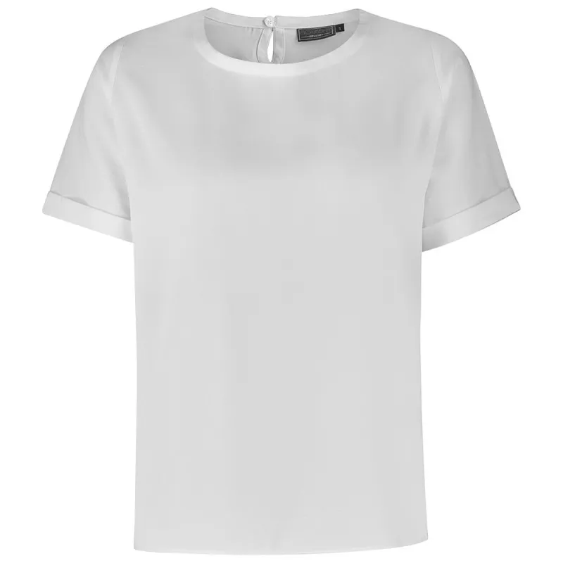 Top Blanc manches courtes Femme - CONTI LAFONT