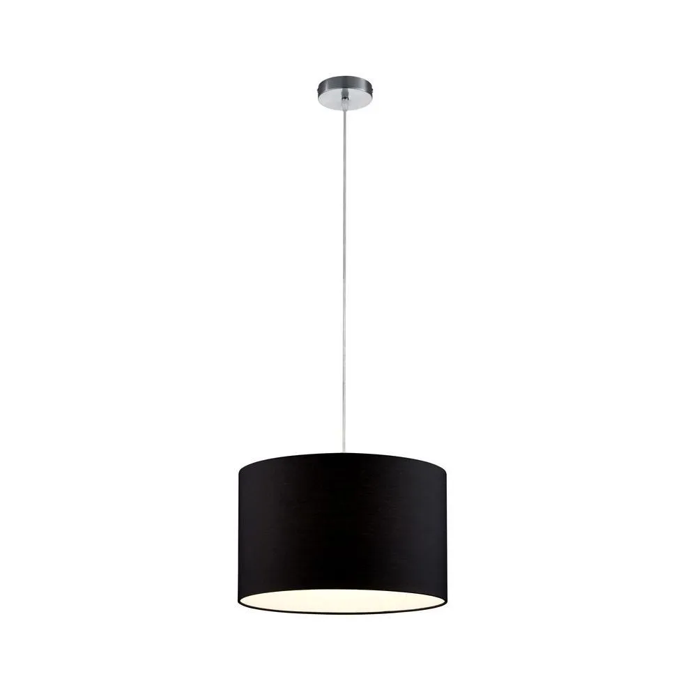 TRIO 303300102 Suspension intérieur nickel mat et noire HOTEL