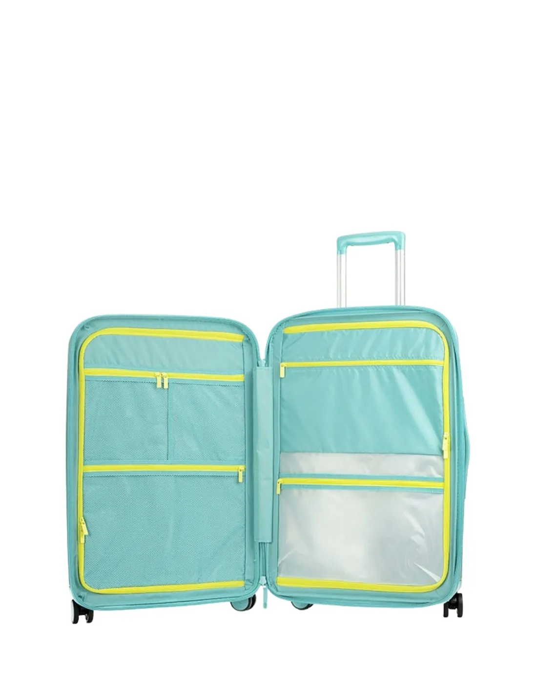 Valise Rigide Cabine Elite Ref 62966 Turquoise 55*35*25cm