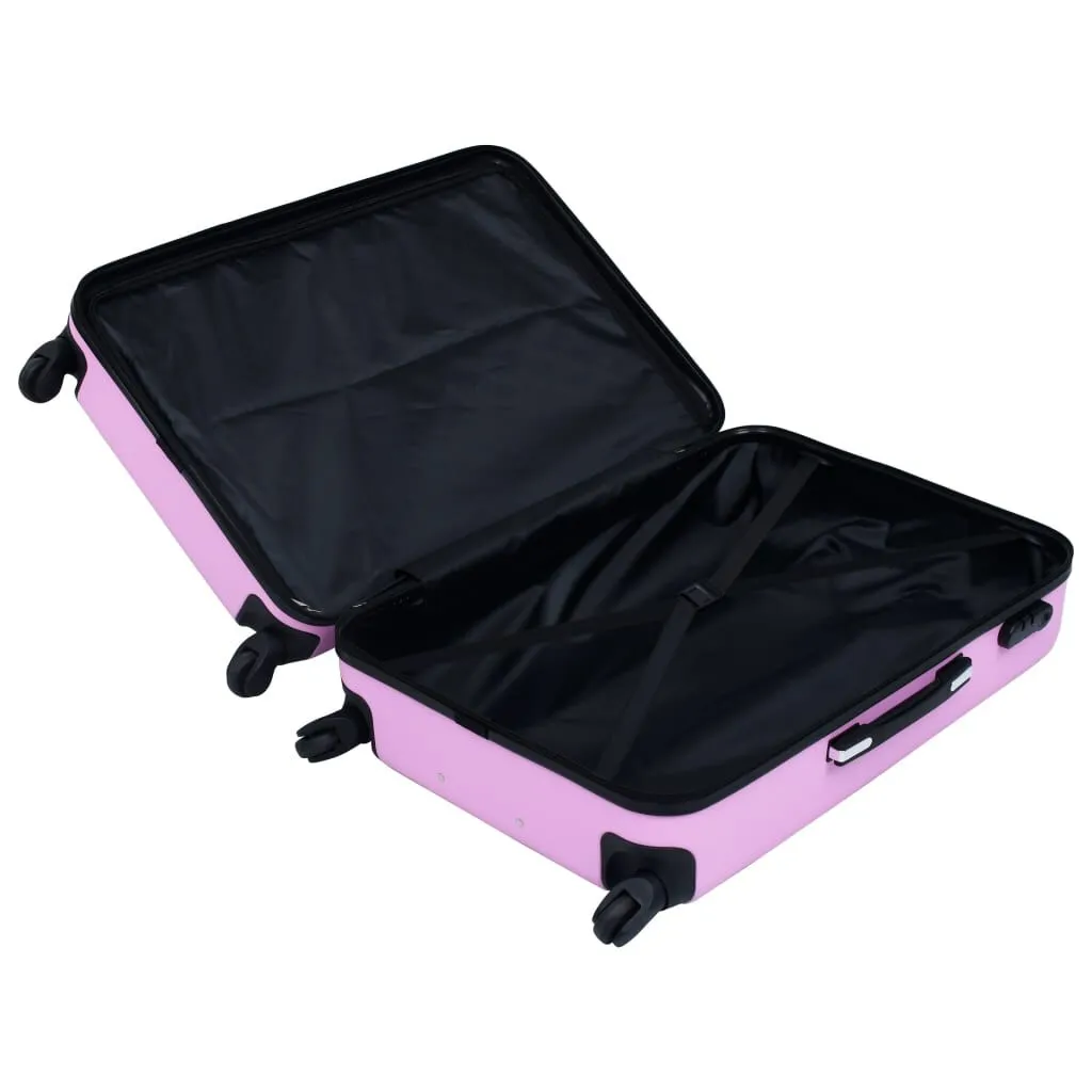 vidaXL Valise rigide Rose ABS | vidaxl-fr